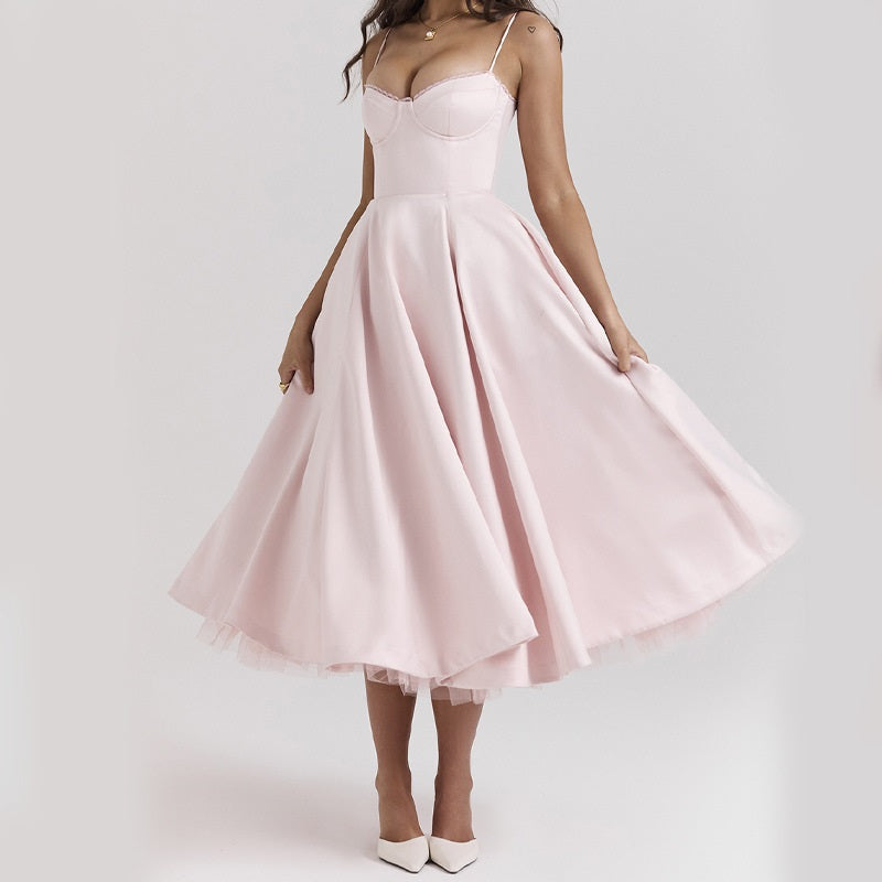 Elegantes Damenkleid Ohne Ärmel für Party