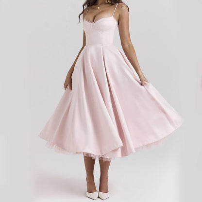Elegantes Damenkleid Ohne Ärmel für Party