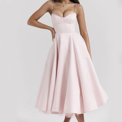 Elegantes Damenkleid Ohne Ärmel für Party