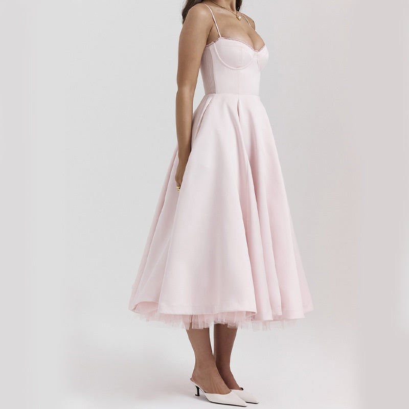 Elegantes Damenkleid Ohne Ärmel für Party