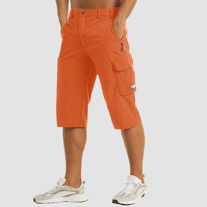 Herren Cargo-Shorts Schnelltrocknend Beige