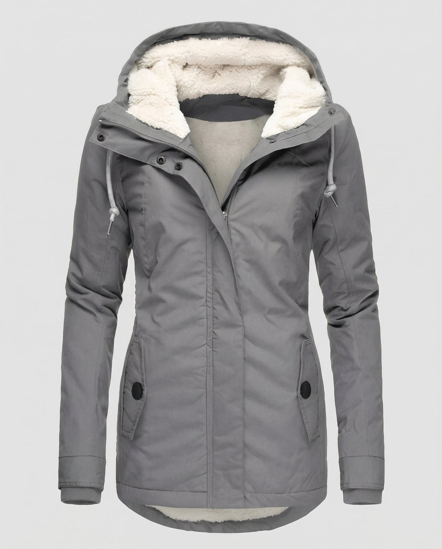 Damen Winterjacke Kapuze Warm Norvielle