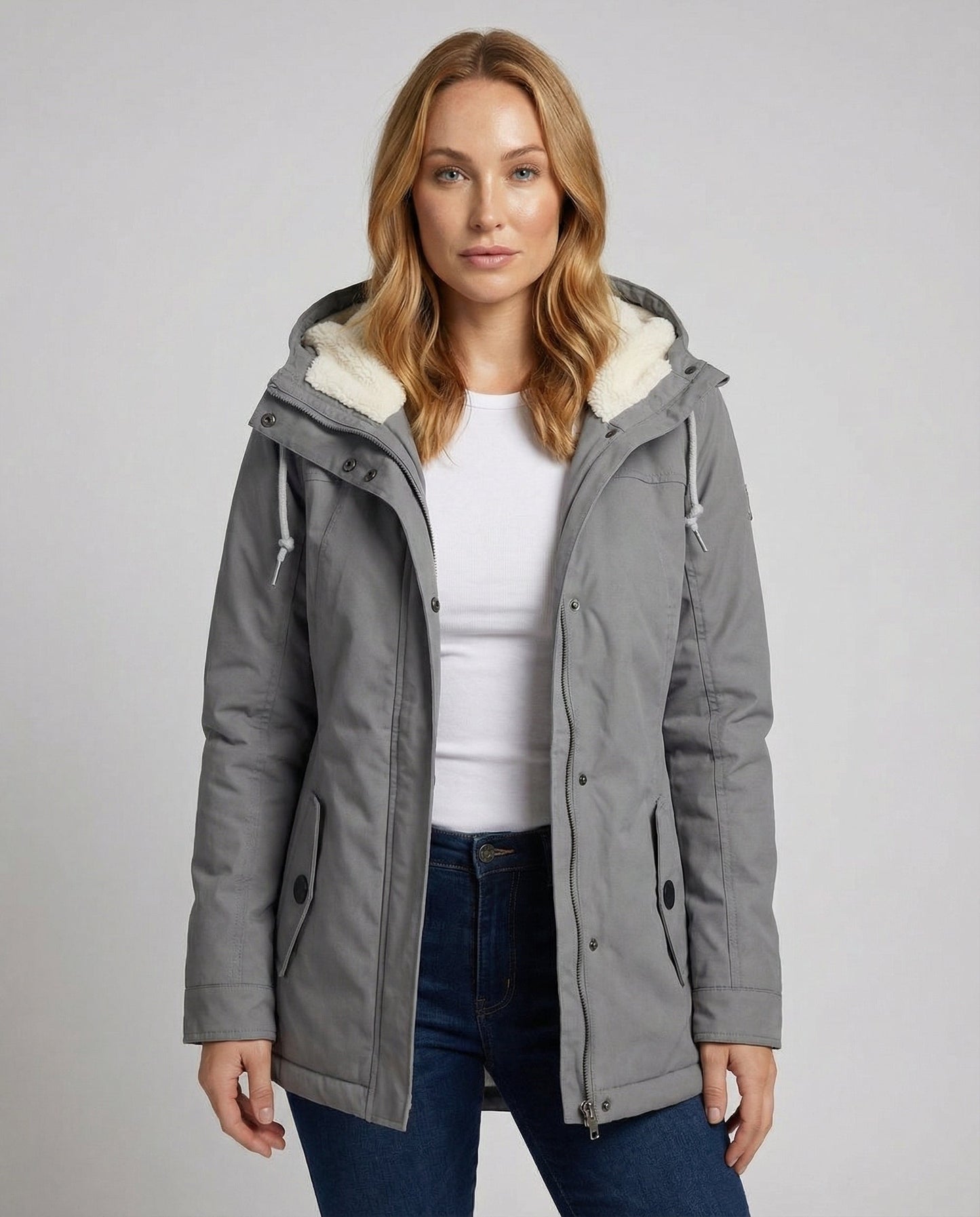 Damen Winterjacke Kapuze Warm Norvielle - Norvielle