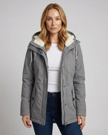 Damen Winterjacke Kapuze Warm Norvielle - Norvielle