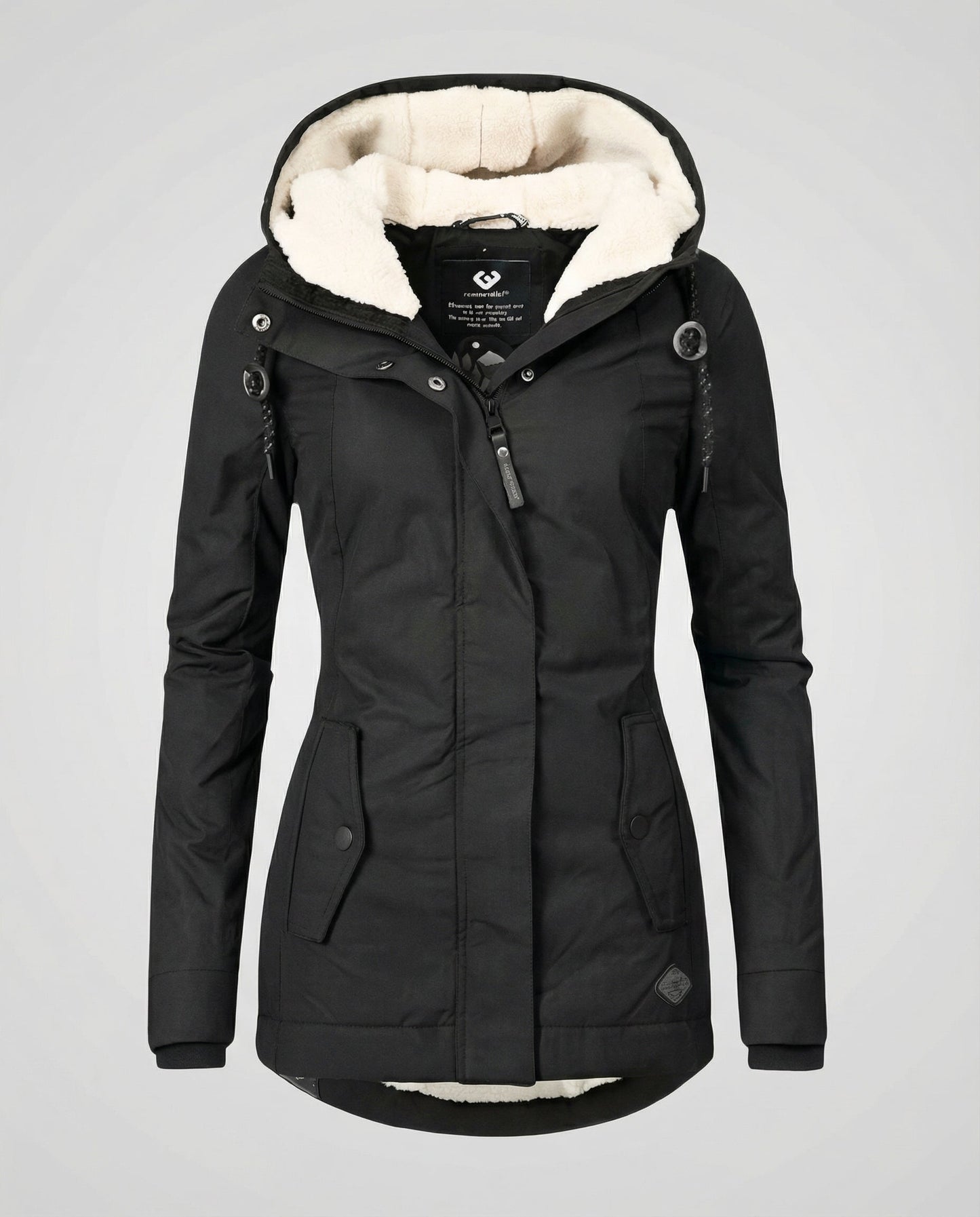 Damen Winterjacke Kapuze Warm Norvielle