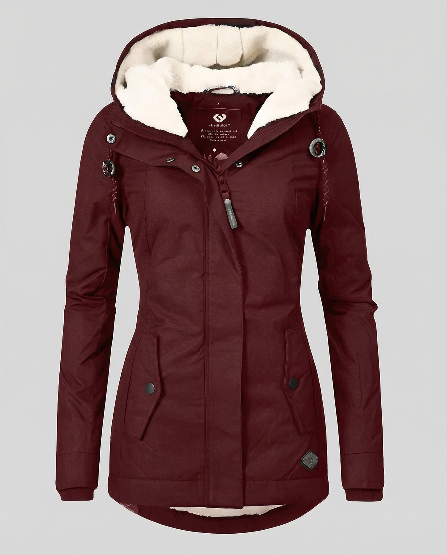 Damen Winterjacke Kapuze Warm Norvielle