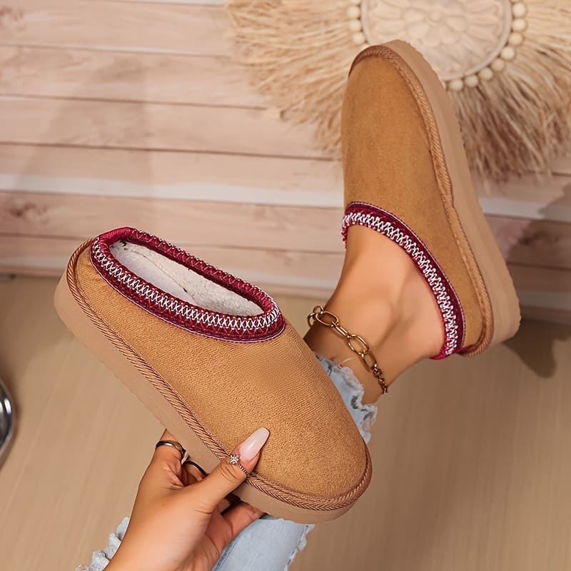 Damen Hausschuhe Mules Atmungsaktives Design Rutschfeste Sohle