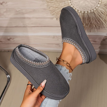Damen Hausschuhe Mules Atmungsaktives Design Rutschfeste Sohle
