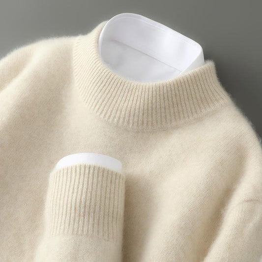Arlington Damen Kaschmirpullover Elegantes Design Beige - Norvielle