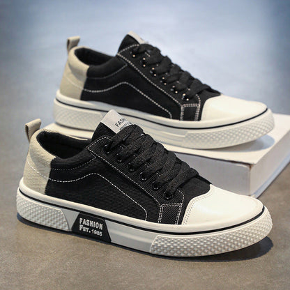 Herren Canvas Sneaker Low- Schnürung