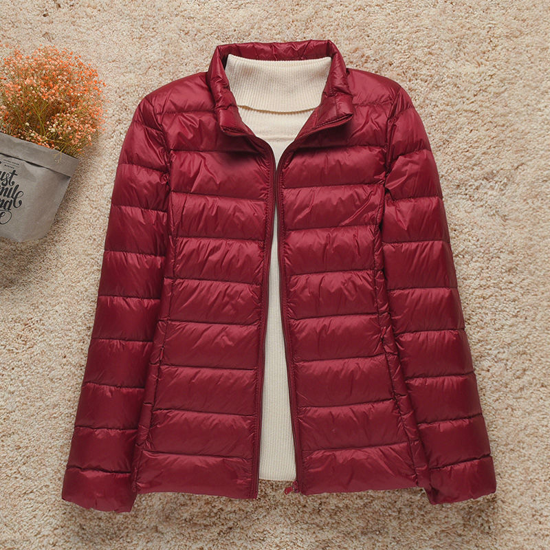 Leichte Steppjacke Damen weinrot Nevira
