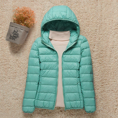 Damen Leichtgewicht Jacke mit Kapuze Bunt - Norvielle