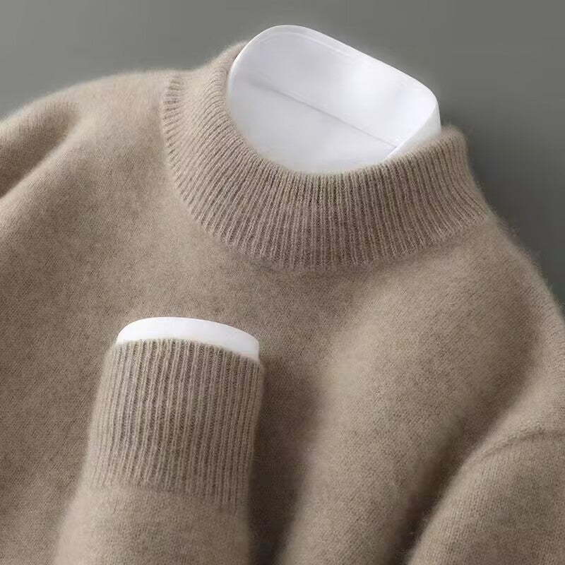 Arlington Damen Kaschmirpullover Elegantes Design Beige
