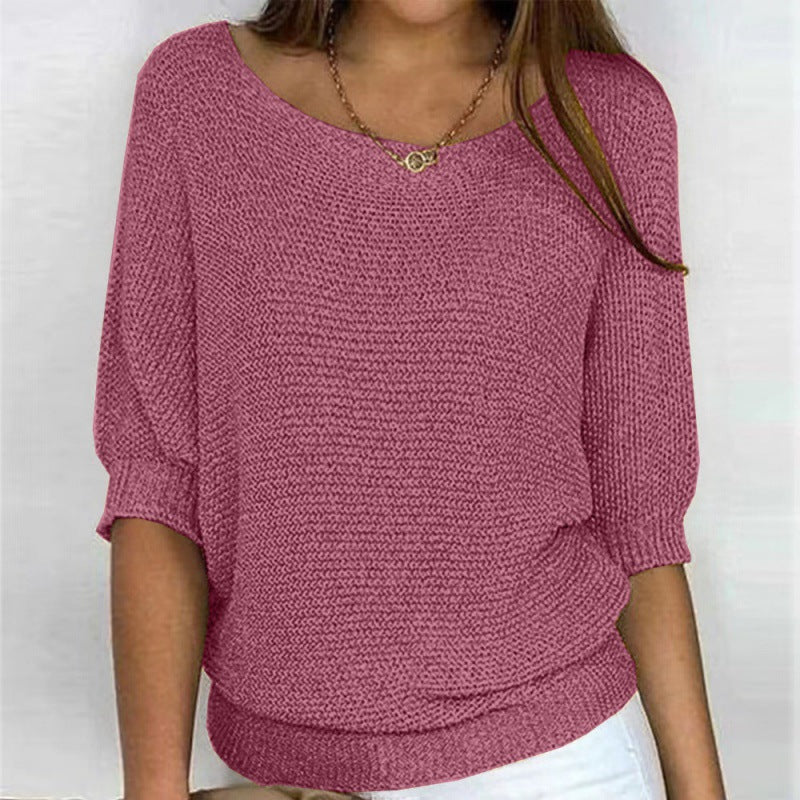 Chloe Damen Pullover Kaschmir Langarm Beige