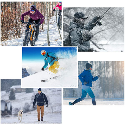 Unisex Wärme Mütze Thermo Strick Schutz