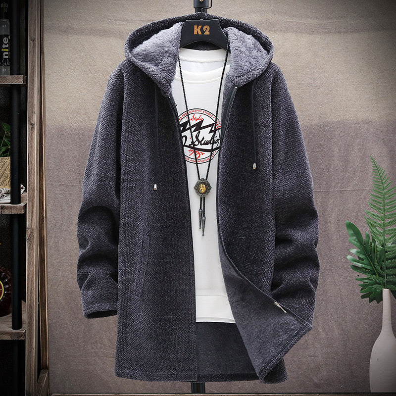 Braxton Herren Oversized Hoodie Reißverschluss