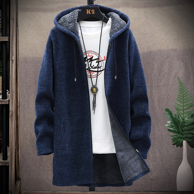 Braxton Herren Oversized Hoodie Reißverschluss