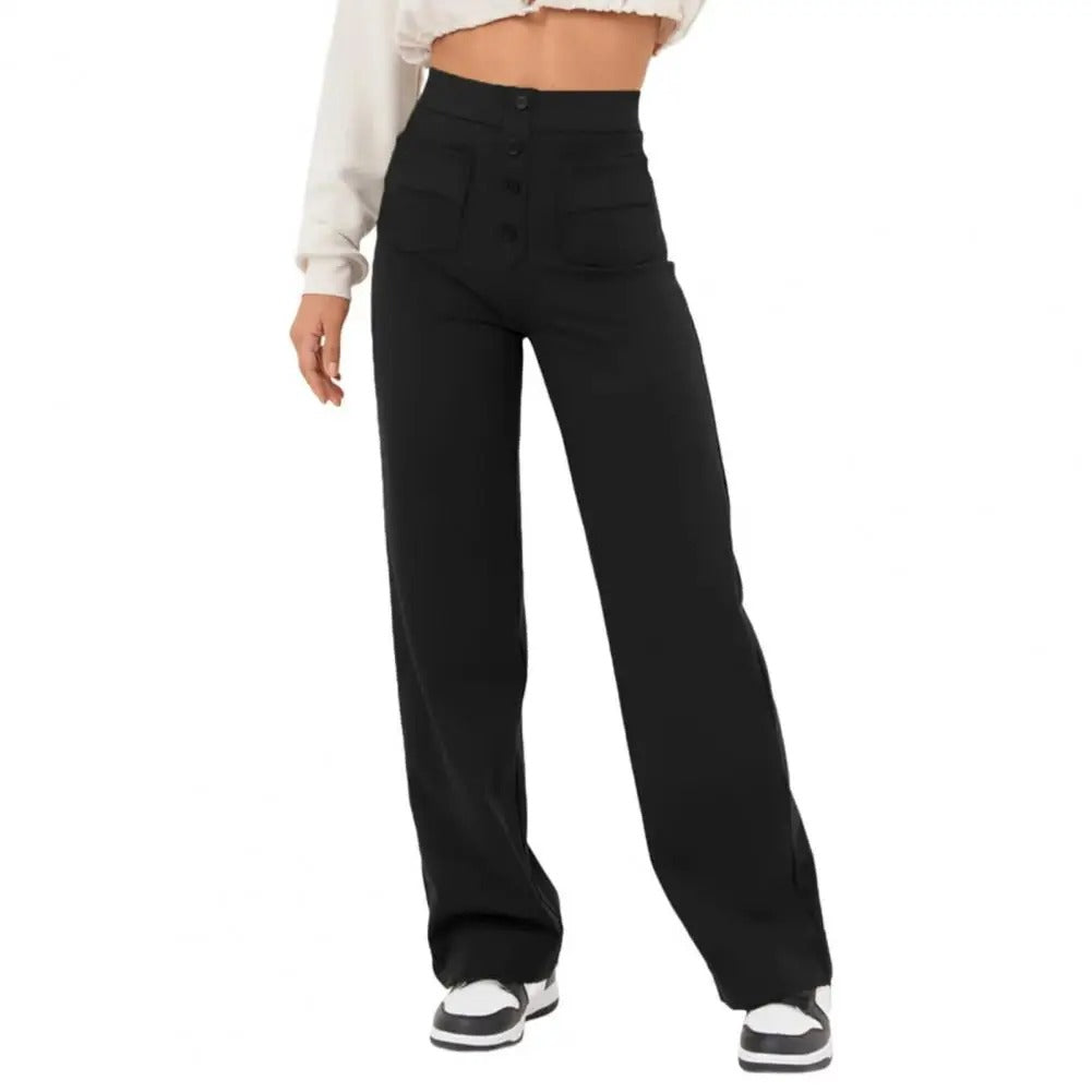 Damen Hochtaillierte Hosen