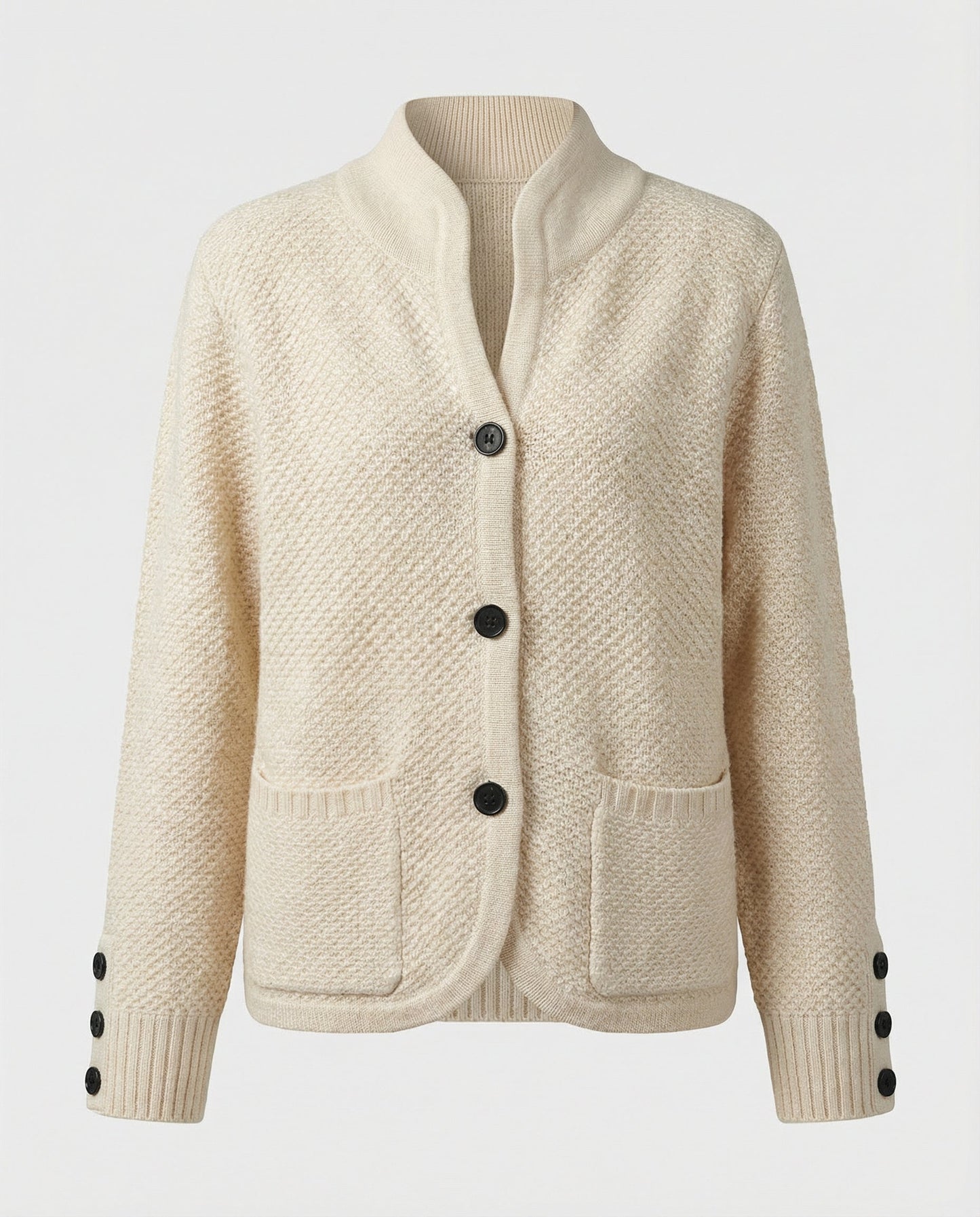 Damen Kaschmir Strickjacke