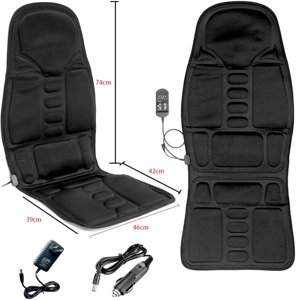 Ergonomische Massage-Sitzauflage Shiatsu Rückenmassage Wärmefunktion