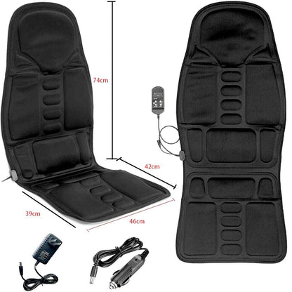 Ergonomische Massage-Sitzauflage Shiatsu Rückenmassage Wärmefunktion