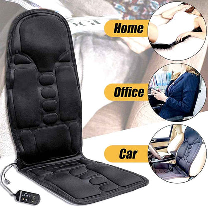 Ergonomische Massage-Sitzauflage Shiatsu Rückenmassage Wärmefunktion