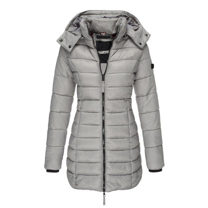 Damen Oversized Jacke Wasserabweisend Mit Kapuze