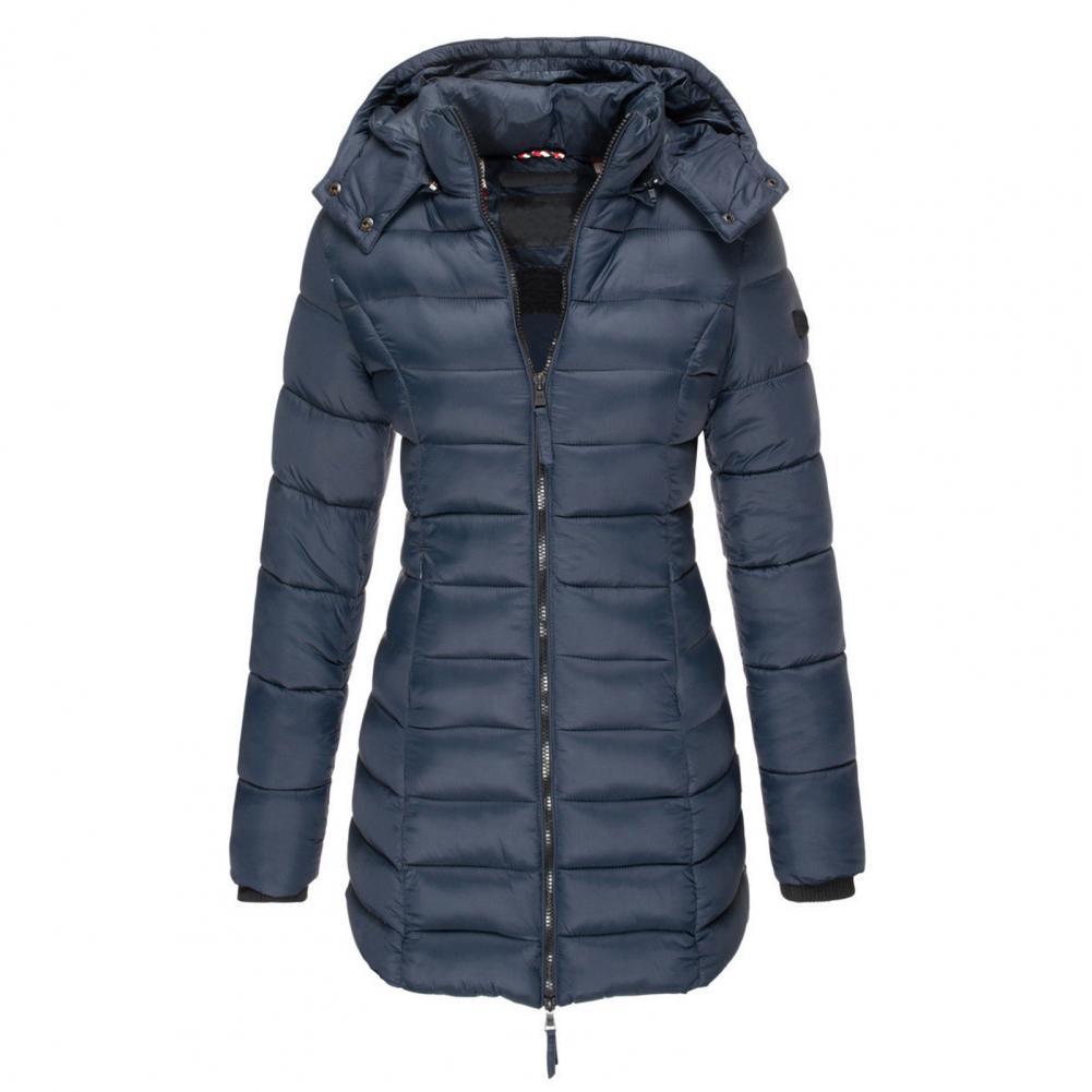 Damen Oversized Jacke Wasserabweisend Mit Kapuze