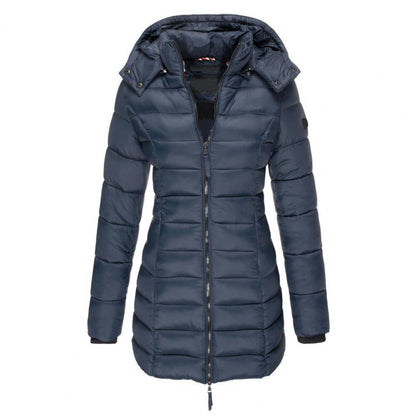 Damen Oversized Jacke Wasserabweisend Mit Kapuze