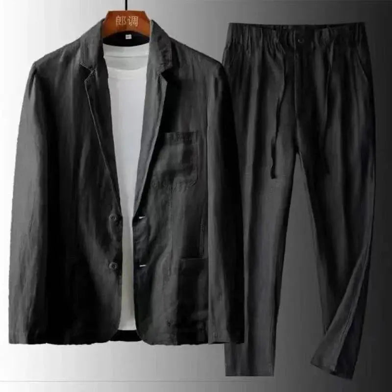 Herren Slimfit Anzug Elegant Hochzeitsanzug