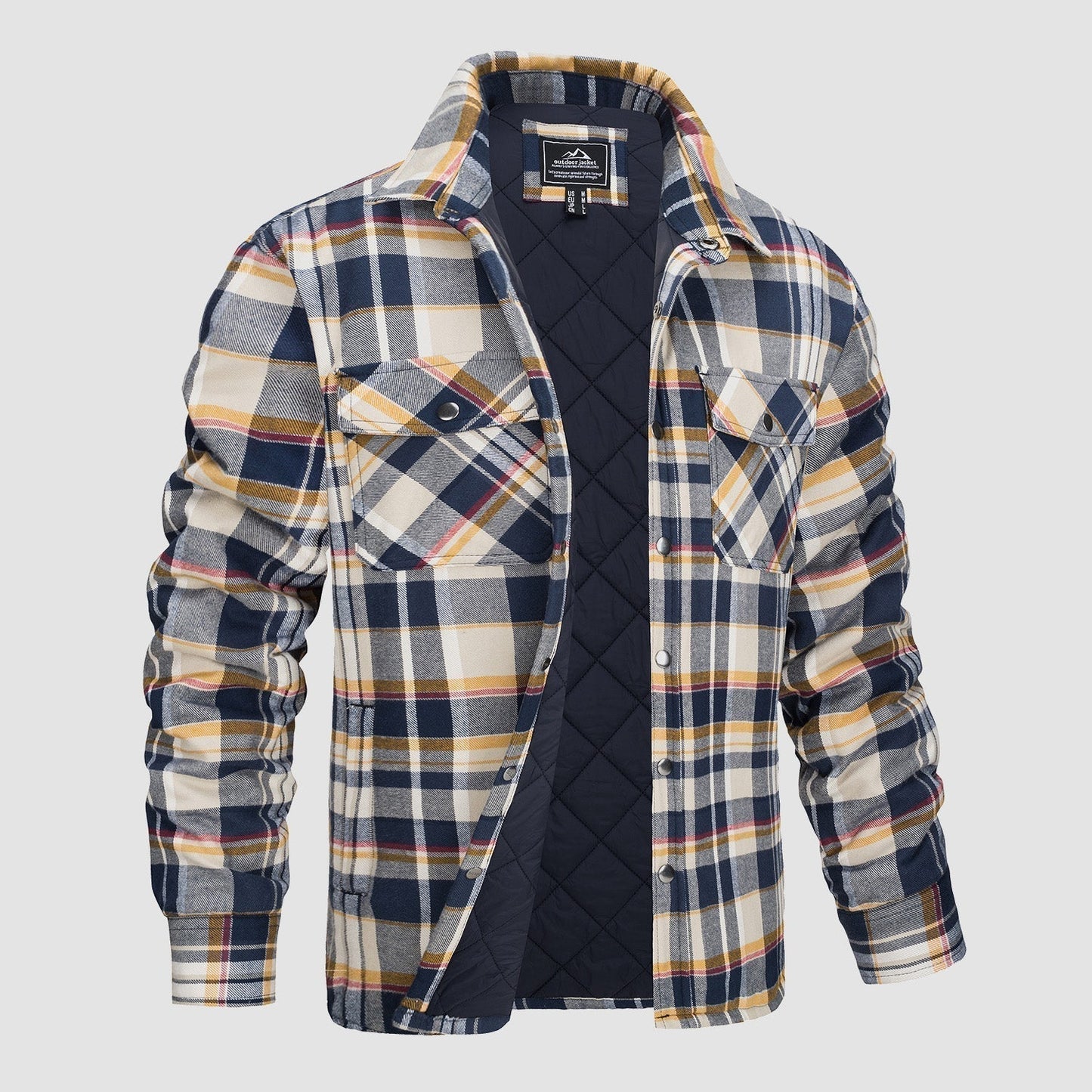 Herren Modische Lederjacke