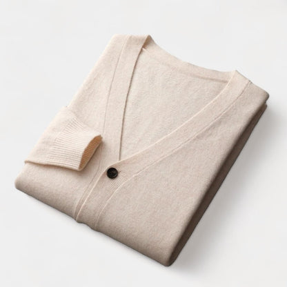 Herren Cardigan Strick Leichtgewichtig Klassisch