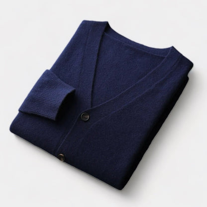 Herren Cardigan Strick Leichtgewichtig Klassisch