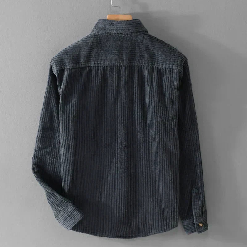 Herren Cordjacke Reguläre Passform Lange Ärmel - Norvielle