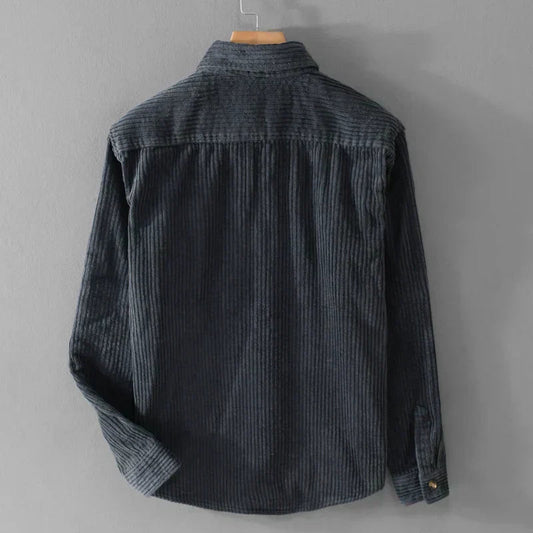 Herren Cordjacke Reguläre Passform Lange Ärmel - Norvielle