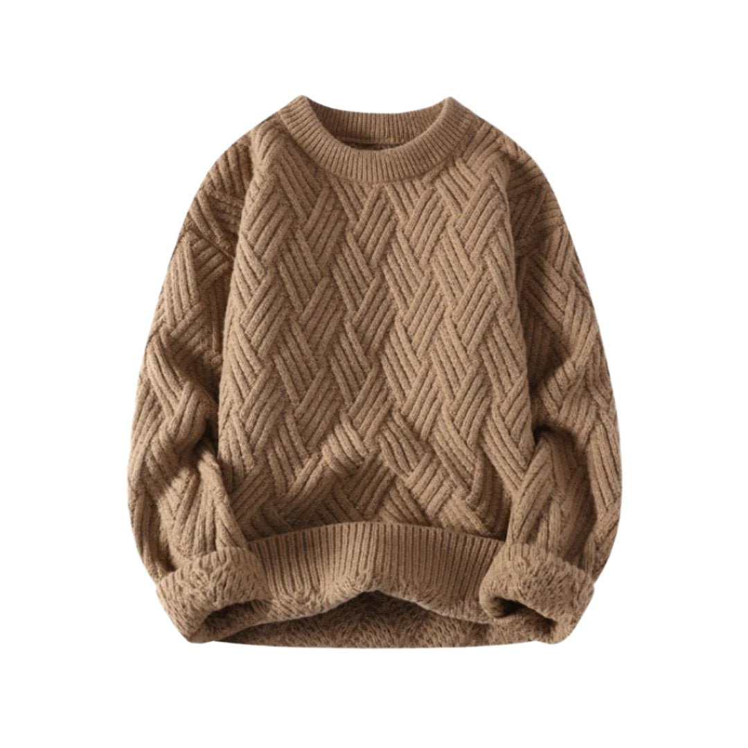 Norvielle Herren Strickpullover Bequem