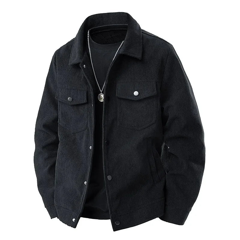 Norvielle Herren Corduroy-Jacke Leicht