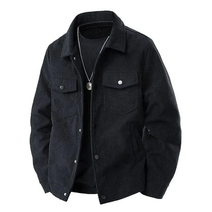 Norvielle Herren Corduroy-Jacke Leicht