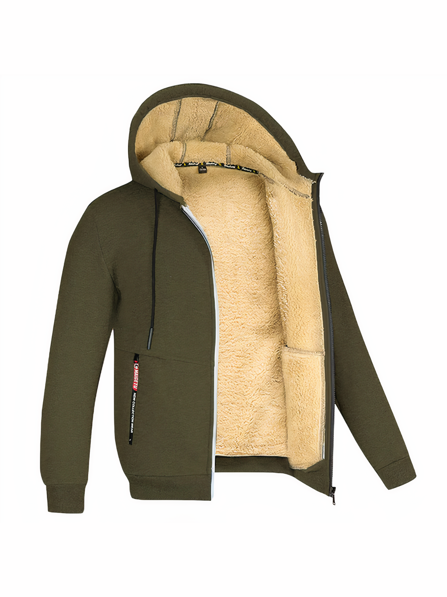 Herren Fleecejacke Verstellbar Winter