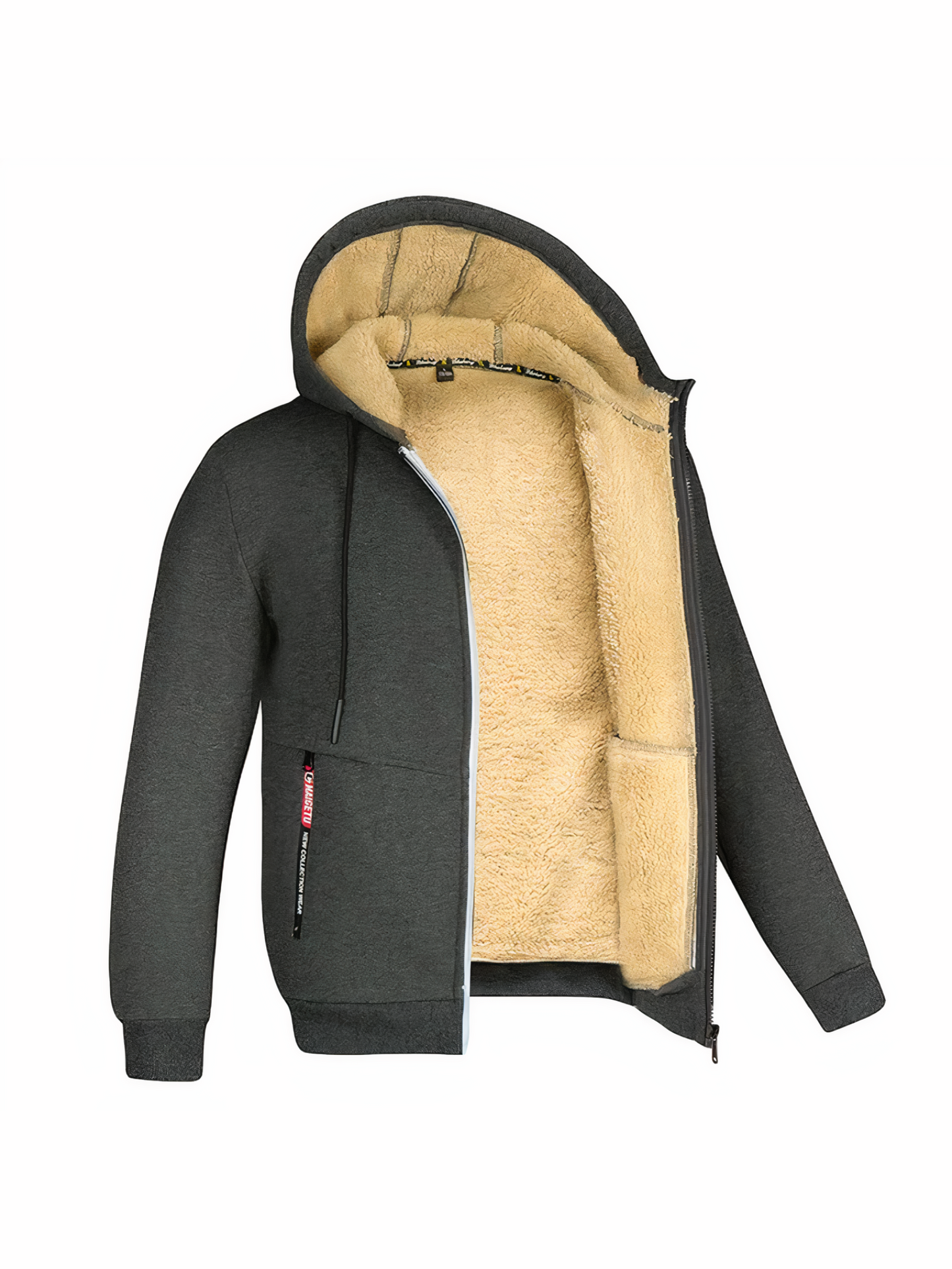Herren Fleecejacke Verstellbar Winter