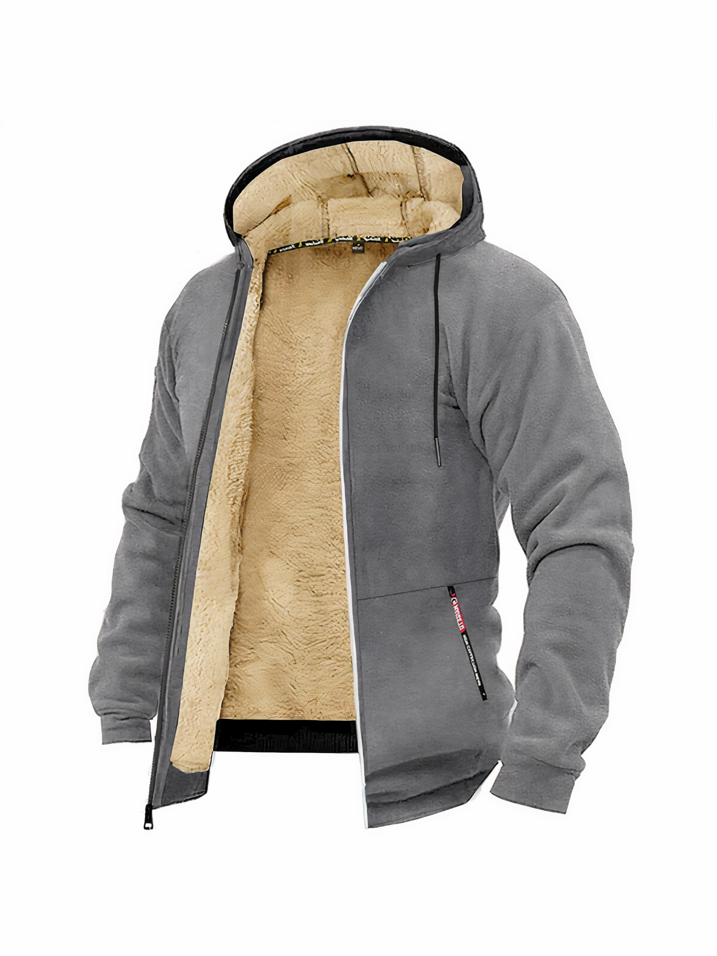 Herren Fleecejacke Verstellbar Winter