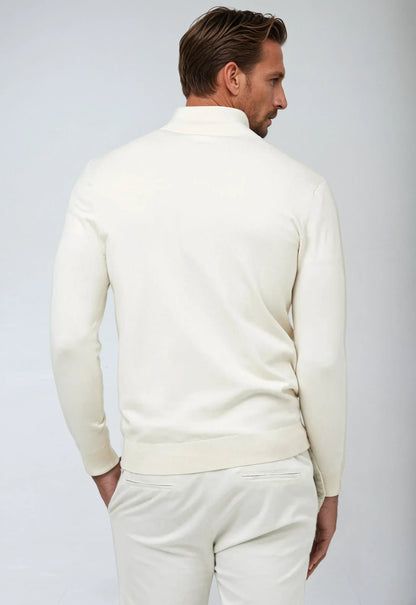 Hagen Herren Pullover Reißverschluss Kragen Lässig