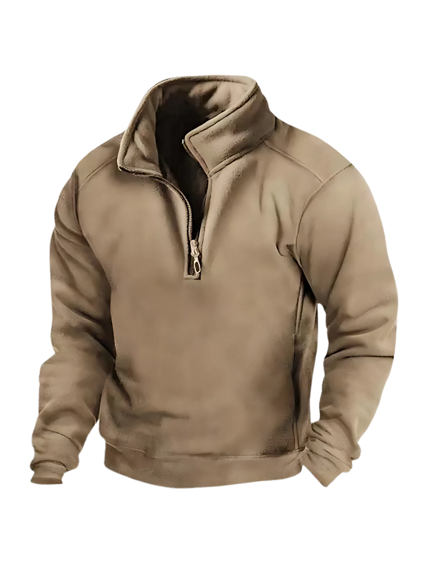 Herren Sweatshirt Halfzip Winter Fit