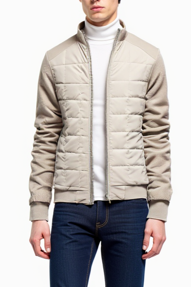 Norvielle Herren Steppjacke Wasserabweisend Winterjacke Schwarz - Norvielle