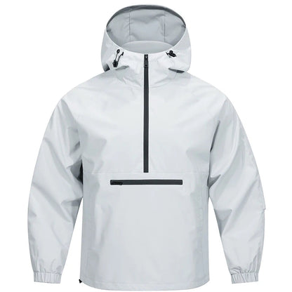 Norvielle Herren Softshell-Jacke Leicht Kapuze Beige
