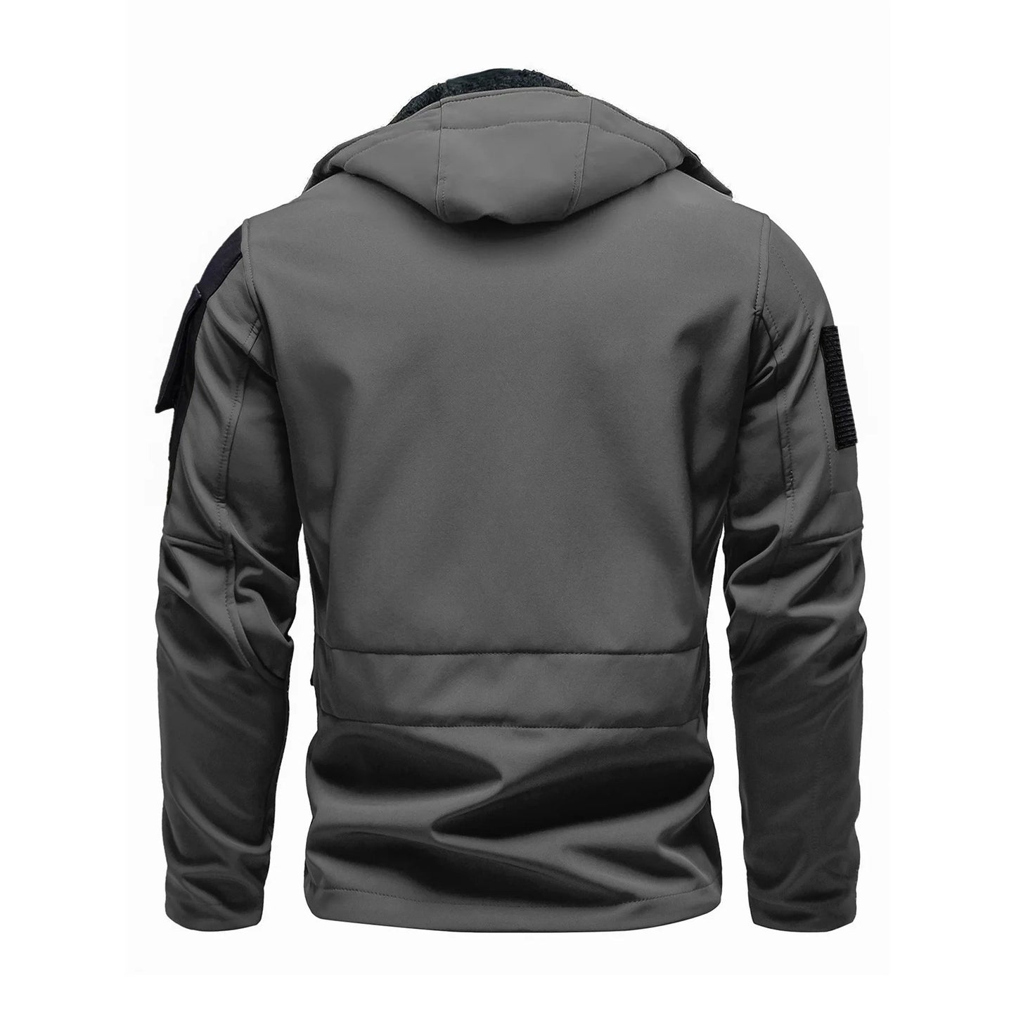 Herren Winter Softshell-Jacke Mit Kapuze Wasserabweisend