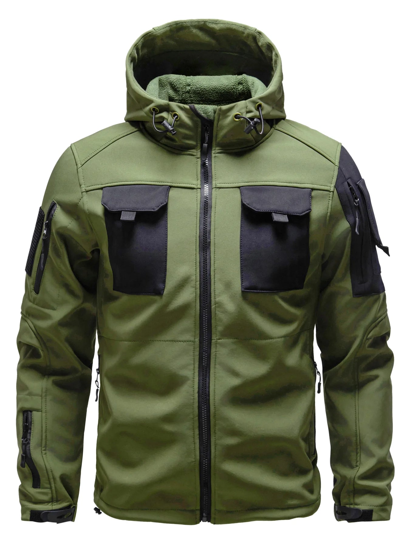 Herren Softshell-Jacke Mit Kapuze Wasserabweisend