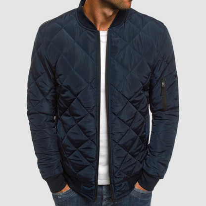 Herren Winterjacke Gesteppt Warm