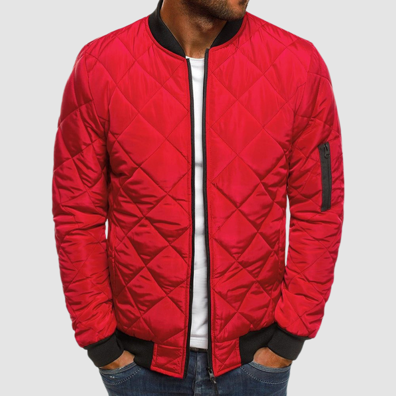 Herren Winterjacke Gesteppt Warm