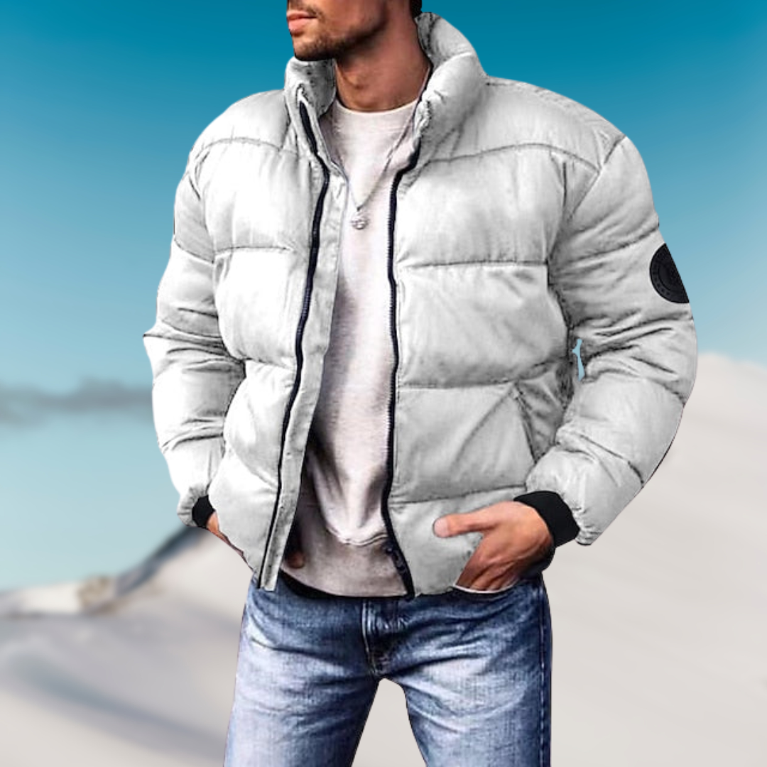 Herren Winterjacke Pufferjacke Warm Bequem - Norvielle